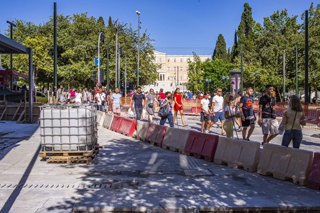 Αθήνα Κέντρο Εργοτάξιο