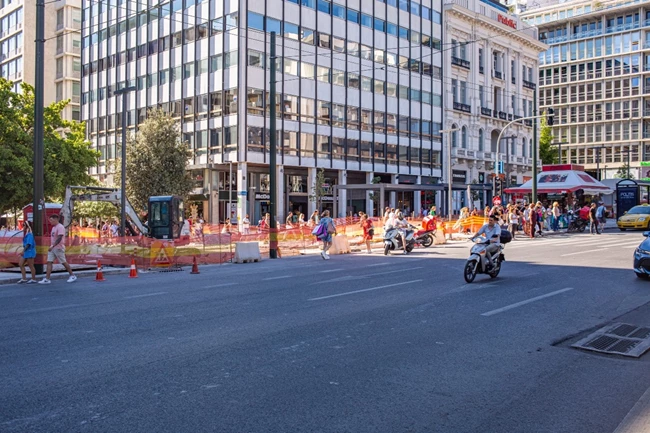 Κέντρο Αθήνα Εργοτάξιο