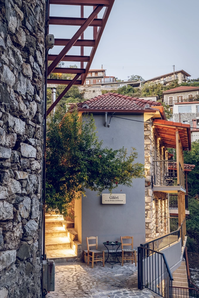 Γκιλέρι ξενώνας κατοικίες Λαγκάδια Αρκαδία φθνιοπωρινές διακοπές