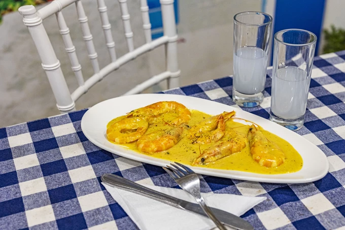 Ουζερί ο Αράπης/ Αγ. Βαρβάρα/ Εστιατόρια, ταβέρνες και ουζερί για ψάρι