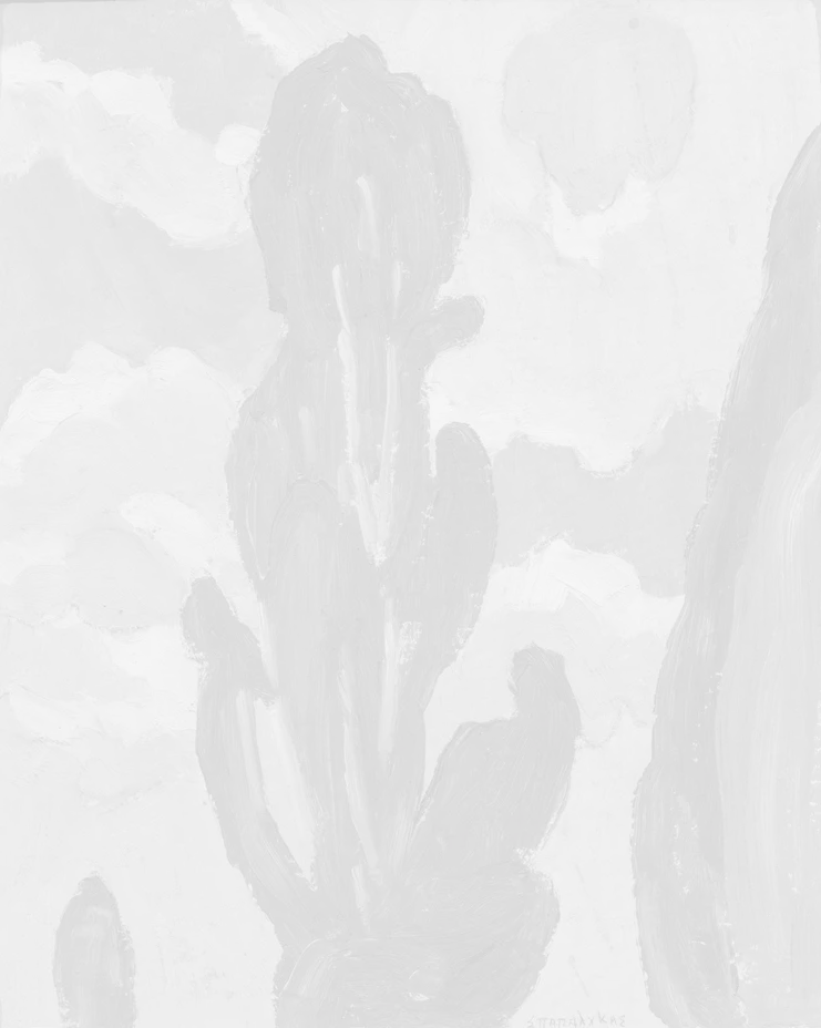 Σπύρος Παπαλουκάς, Παρνασσός, λάδι σε χαρτόνι, 20x16,5 εκ. Συλλογή Ιδρύματος Β&amp;Μ Θεοχαράκη