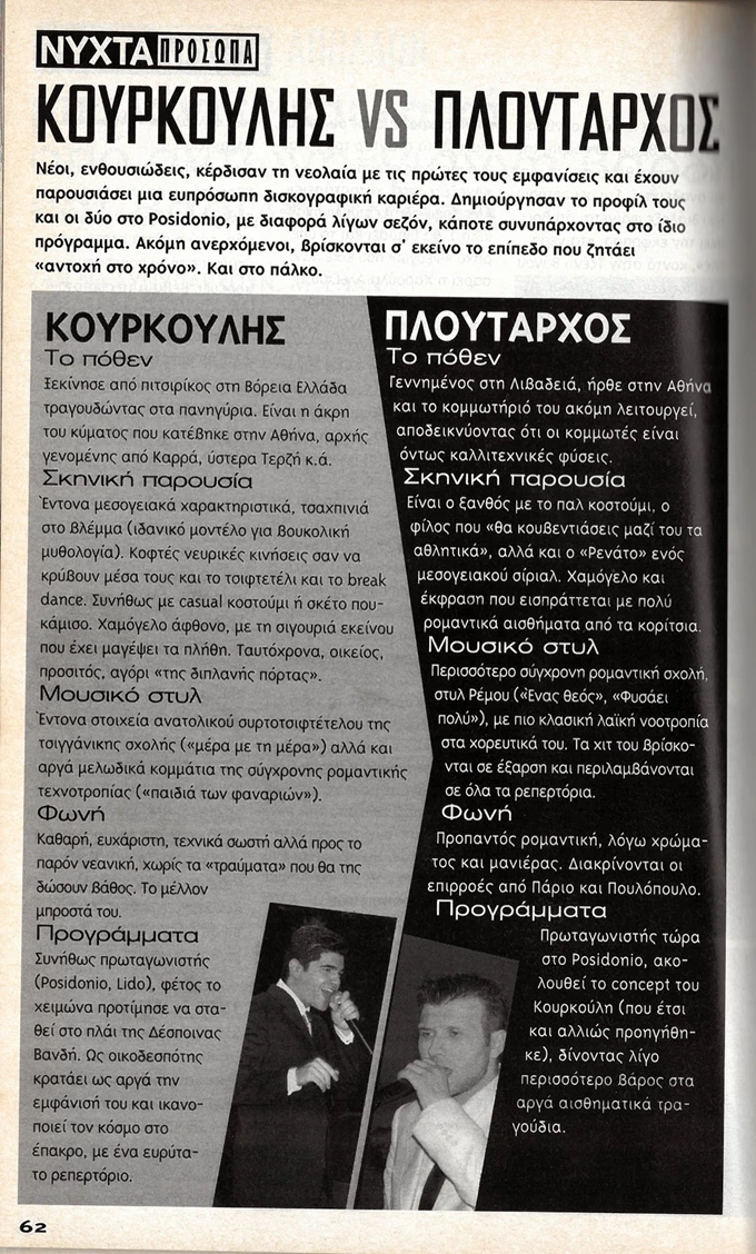 50 χρόνια Αθηνόραμα: Όταν ο Κουρκούλης και ο Πλούταρχος ήταν... ανερχόμενοι