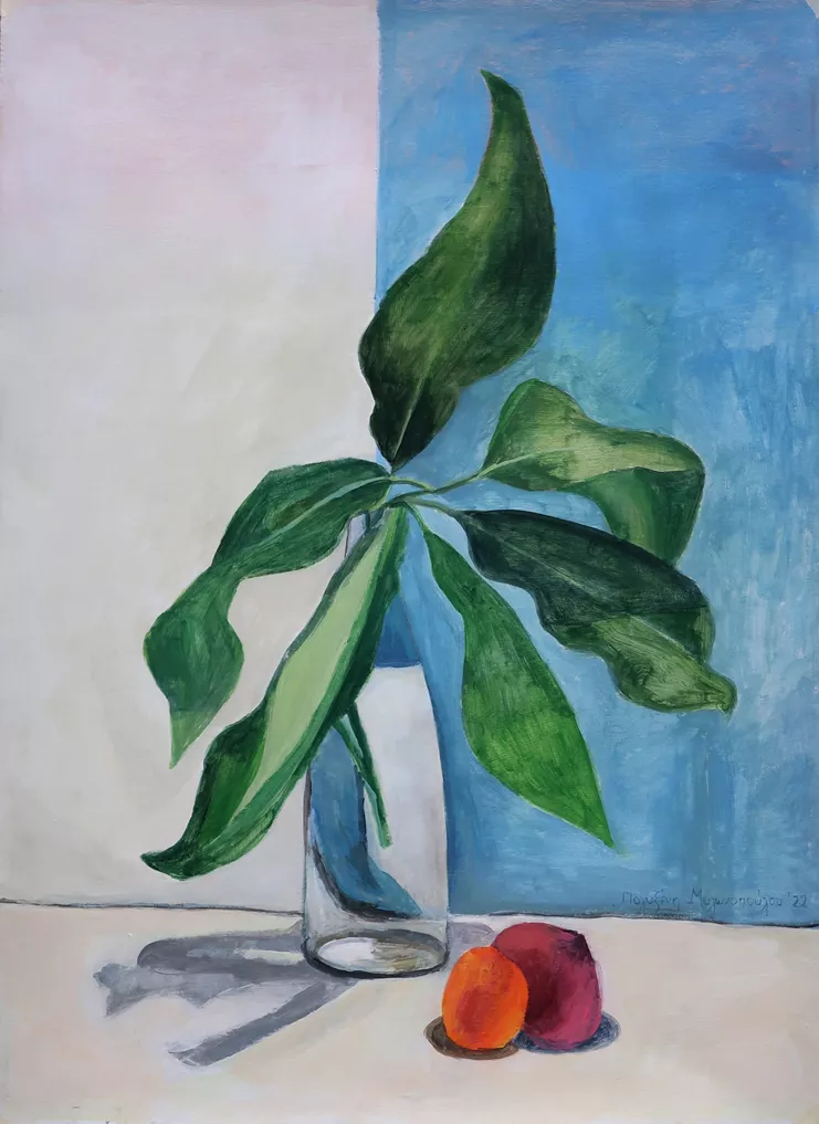 Π. Μυλωνοπούλου, «Φυτό», 2023. Ακρυλικά