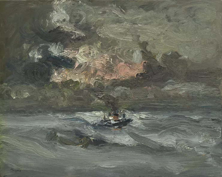 Χωρίς Τίτλο, 2022, λάδι σε καμβά, 80x100 εκ