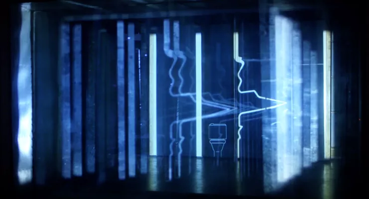 Lawrence Abu Hamdan Walled Unwalled, 2018 (στιγμιότυπο) Μονοκάναλο βίντεο, έγχρωμο, ήχος, 20'04'' Ευγενική παραχώρηση του καλλιτέχνη