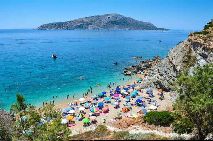 Η παραλία ΚΑΠΕ στα Λεγραινα