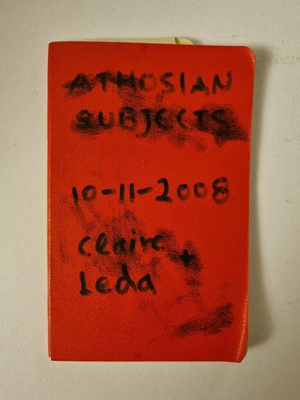 Λήδα Παπακωνταντίνου Athosian Subjects,2008,Σημειωματάριο