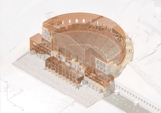 Ηρώδειο, αναστήλωση εργασίες