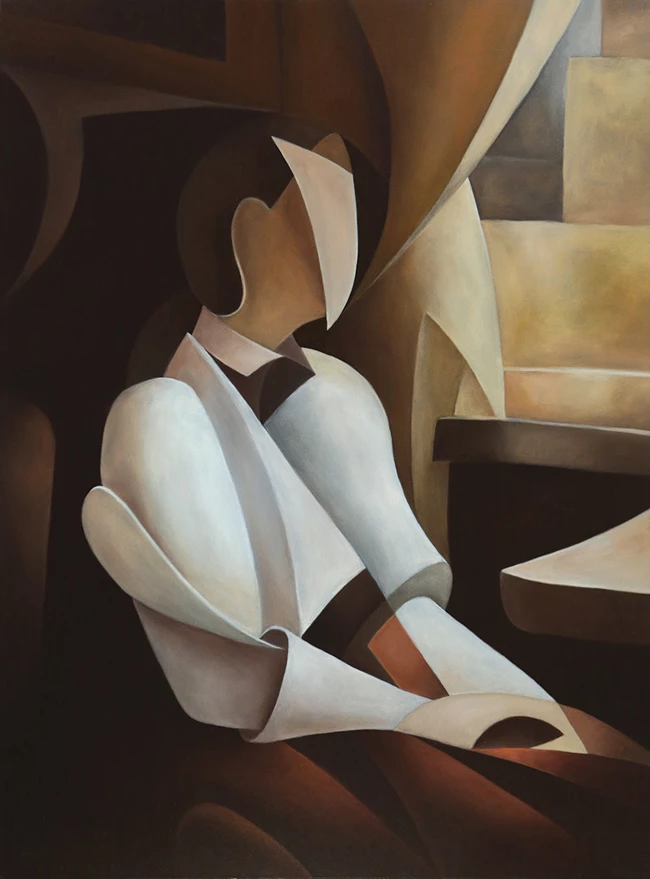 Ταξίδι στο χρόνο / Λάδι σε καμβά / 90 x 70 cm Ευθύμης Μαλαφούρης