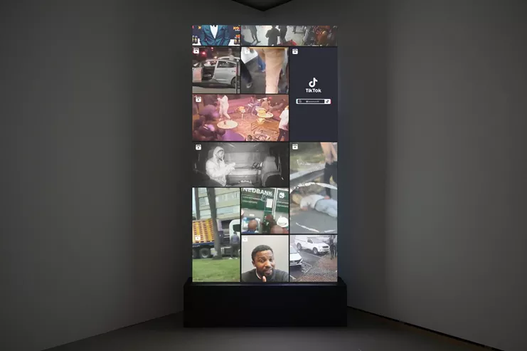 CUSS Group: «The Pursuit of a True and Only Heaven» (Disintegration Cycle) (2023). Video (9’45”), sound. Courtesy the artists. Commissioned by Kunsthall Trondheim, Art Hub Copenhagen, Tropical Papers, State of Concept Athens and Swiss Institute New York, and funded by the European Union