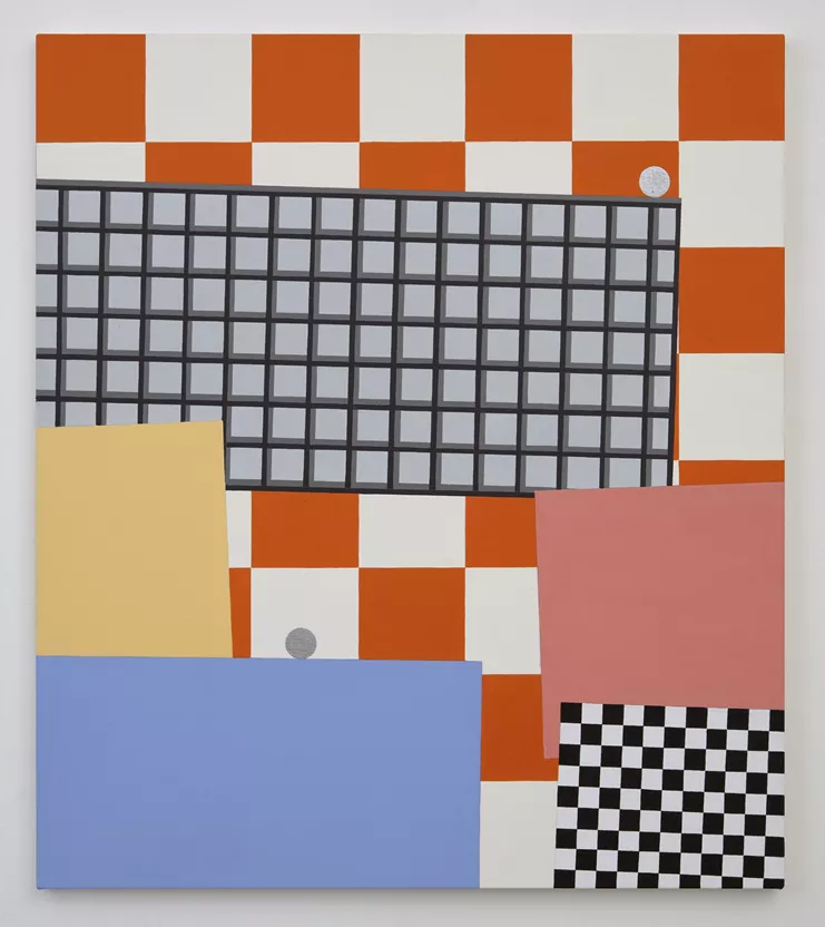 The Same Air 4 (2023), acrylic on canvas 81 x 71 cm