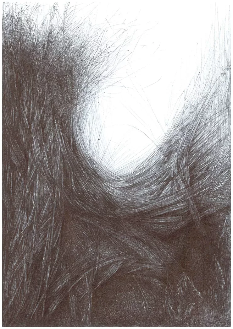 Σωτηρία Αλεβίζου, 29,5x21 εκ, Στυλό σε χαρτί 2019