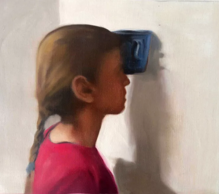 Νίκος Καναρέλης, «Balance», 2019, oil on canvas