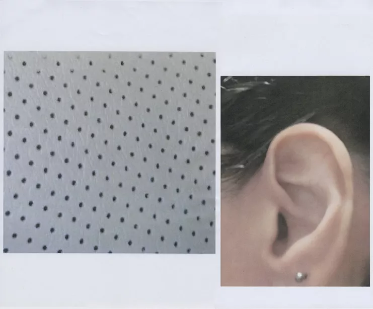 printed reference images. Courtesy of the artist &amp; Benrier/Eliades Gallery