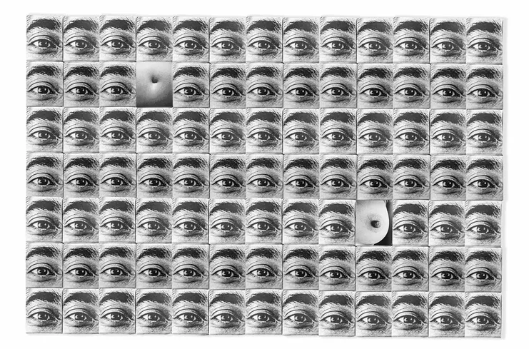 Άρτεμις Αλκαλάη, «El Secreto de Sus ojos», 2024, εκτύπωση σε καμβά, φωτο: Κατερίνα Χειλαδάκη