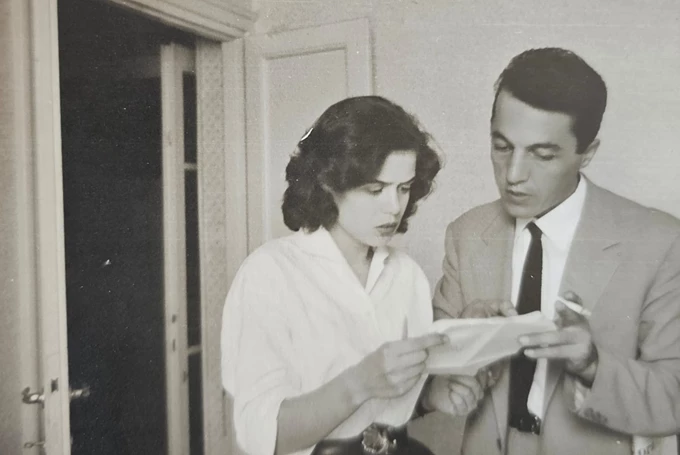 Αθανασία Συγγελάκη Από ραδιοφωνική πρόβα στο ΕΙΡ