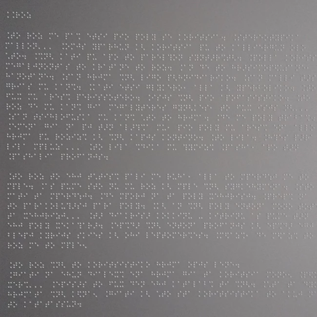 braille έκθεση