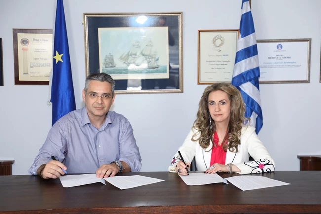 υπογραφη μνημονιου μεταξυ ΙΜΕ - ΕΓΜΣ