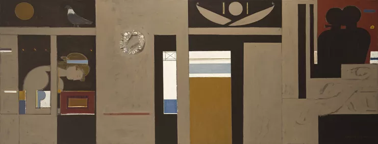 Γιάννης Μόραλης, Άνοιξη Β ́, 1963–1966. Λάδι σε καμβά