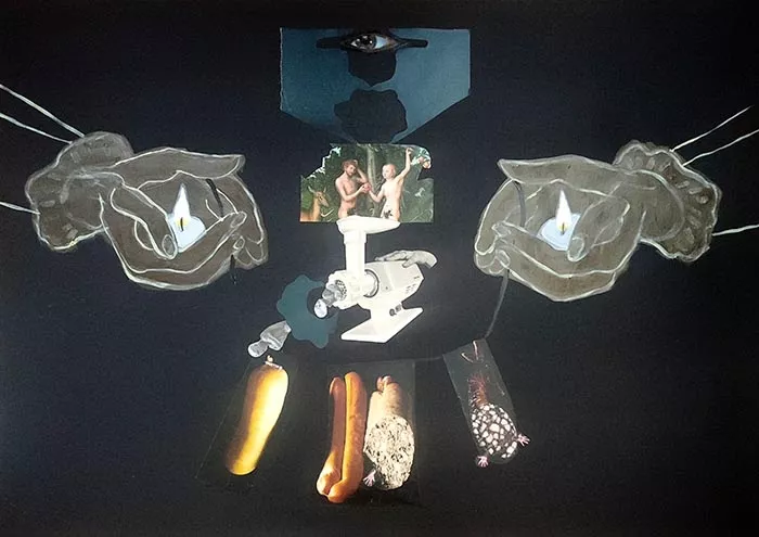 M. Sigeti, I&#39;m watching you, 70x100cm