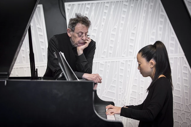 Rolex Mentor and Protégé Arts Initiative. Ο μέντορας Philip Glass και η protégée Pauchi Sasaki