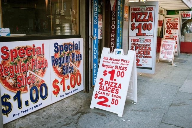 Νέα Υόρκη Pizza Dollar Slice