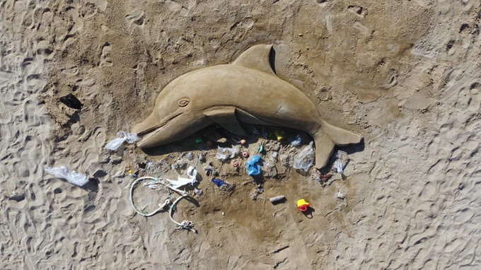 Sand Sculpture Greenpeace