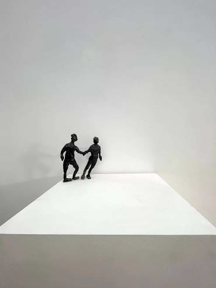 Callirrhoë, Athens, Despina Charitonidi, The nature of man and what has happened to it, 2020, Glazed ceramic, 21 x 19 x 2 cm, Unique © the artist