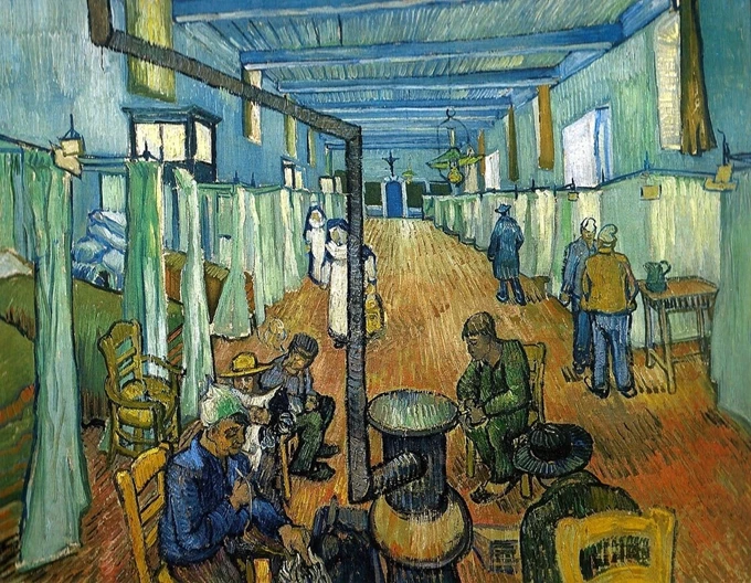 Βαν Γκογκ The Ward of the Hospital at Arles