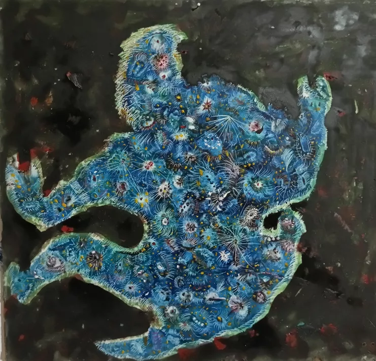 "Όνθρωπος #8", 43x47εκ.