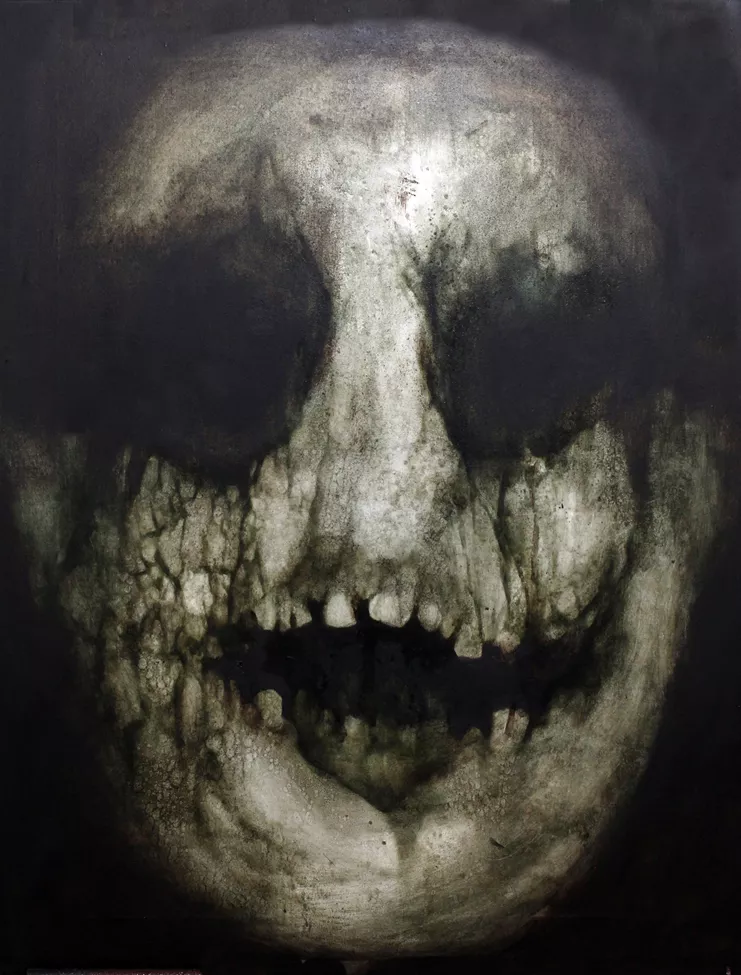 Χωρίς τίτλο, 2022, λάδι σε καμβά, 84x65cm