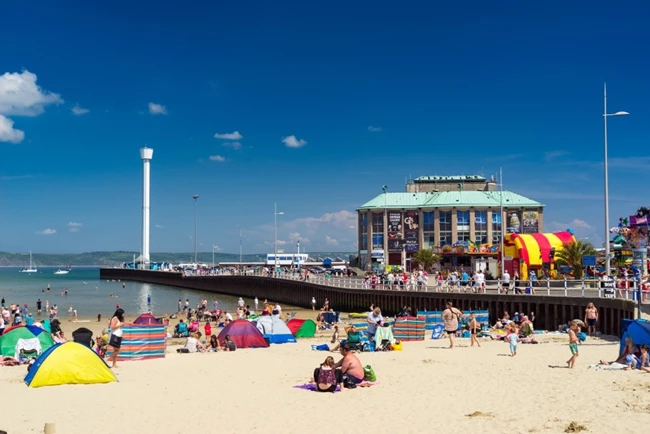 Παραλία Γουέιμουθ Ντόρσετ Αγγλία