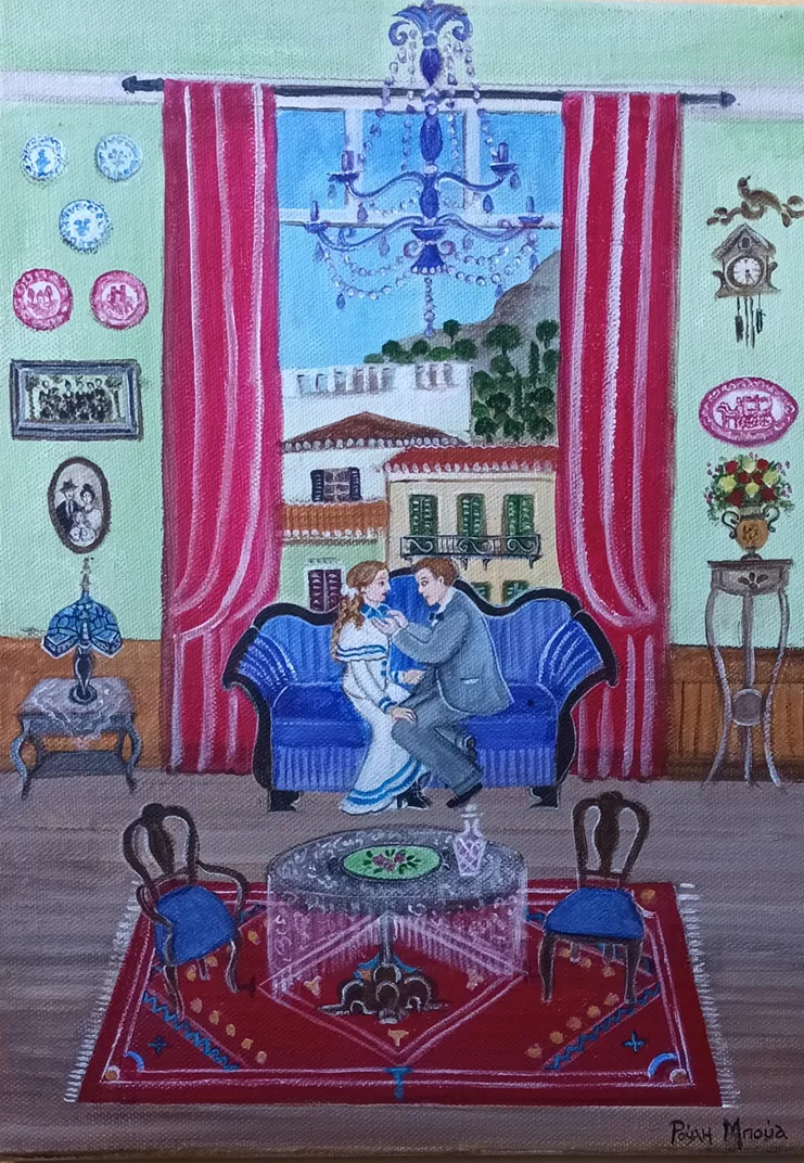 Ρούλη Μπούα, &quot;Τάσος και Φανίτσα από το έργο οι Φοιτητές του Γρηγόριου Ξενόπουλου&quot;