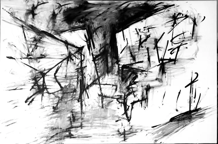 Δίοδος, ακρυλικό σε καμβά, 100Χ150 εκ., 2010