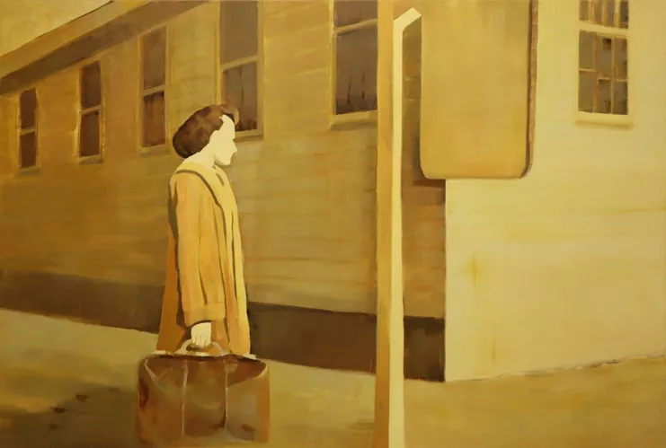 ΣΚΗΝΗ ΙΙ, 2022, ακρυλικό σε καμβά, 163x244cm