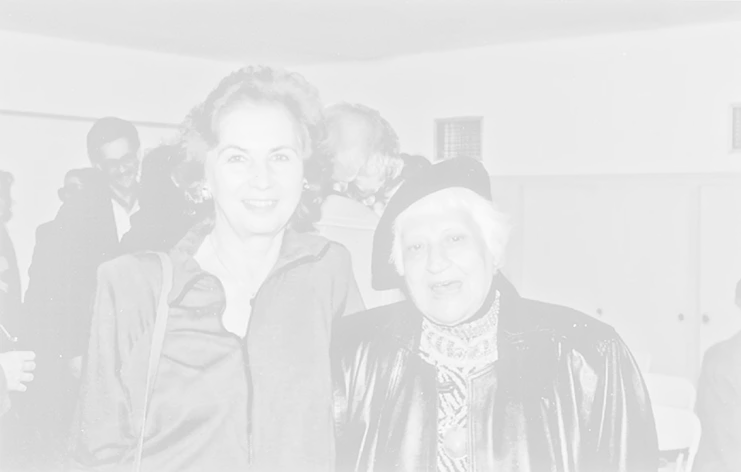 Η Άλκη Ζέη με την Διδώ Σωτηρίου, 1953
