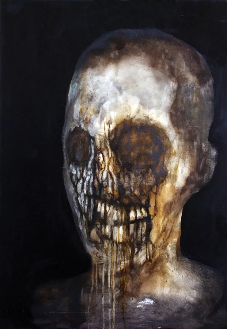 Χωρίς τίτλο, 2017, λάδι σε καμβά, 100x70cm