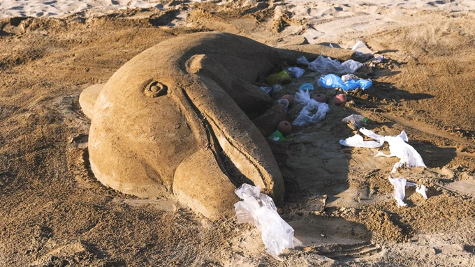 Sand Sculpture Greenpeace