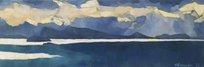 Δοκός-Σούρουπο, 40x120cm Παναγιώτης Παπανικολάου