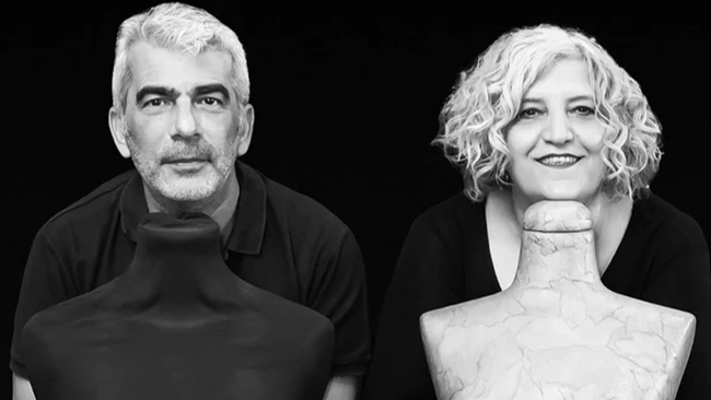 O Δημήτρης Μυστακίδης και η Μάρθα Φριντζήλα