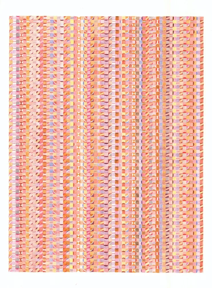 Καρολίνα Κρασούλη, &quot;01/10/2023&quot;, 2023, ξυλομπογιές και γραφίτης σε χαρτί, 77 x 57 εκ. Ευγενική παραχώρηση της καλλιτέχνιδος και των Kalfayan Galleries