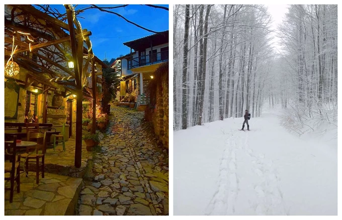 Malathro Ολυμπος Ξενοδοχεία Βουνό Διακοπές Χειμώνας