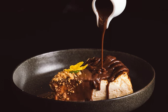 Εστιατόριο Moo Casa - βάσκικο cheesecake