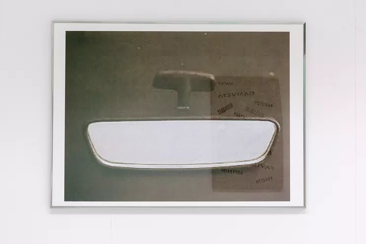 &quot;Developed in privacy&quot;. Print on Baryta paper, and custom made aluminium frame, 110 x 179 x 2 cm. Photo by Paris Tavitian, Courtesy of the artist &amp; Benrier/Eliades Gallery