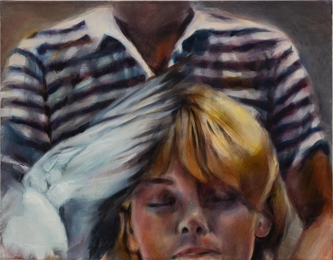 Iva Lulashi, I just laughed and said no, 2025, oil on canvas, 70 x 90 cm