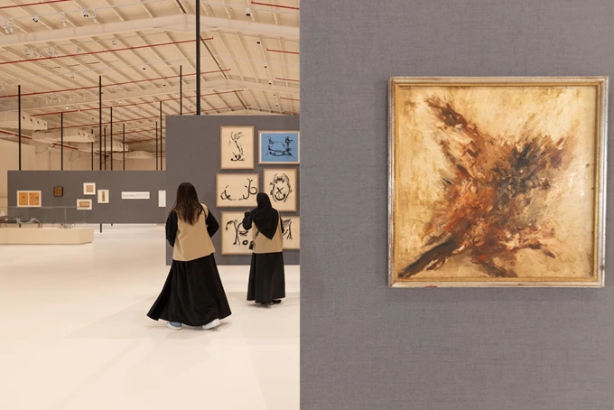 Installation - Photo by Marco Cappelletti, Courtesy of the Diriyah Biennale Foundation