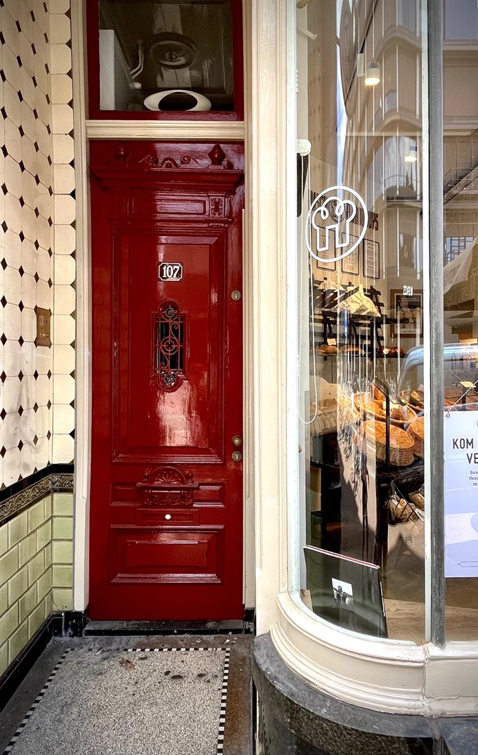 Red door Amsterdam