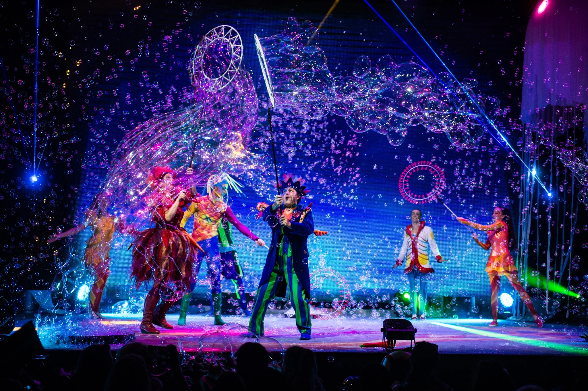 Underwater Bubble Show