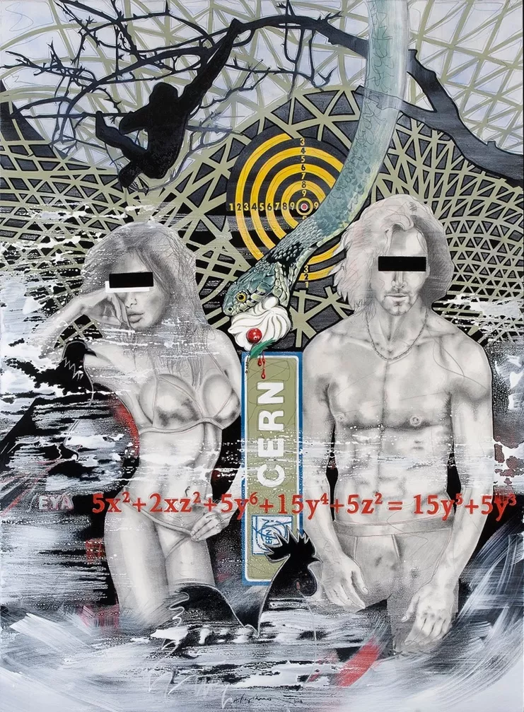 «Cern/Οι Πρωτόπλαστοι»,150x110cm,2010