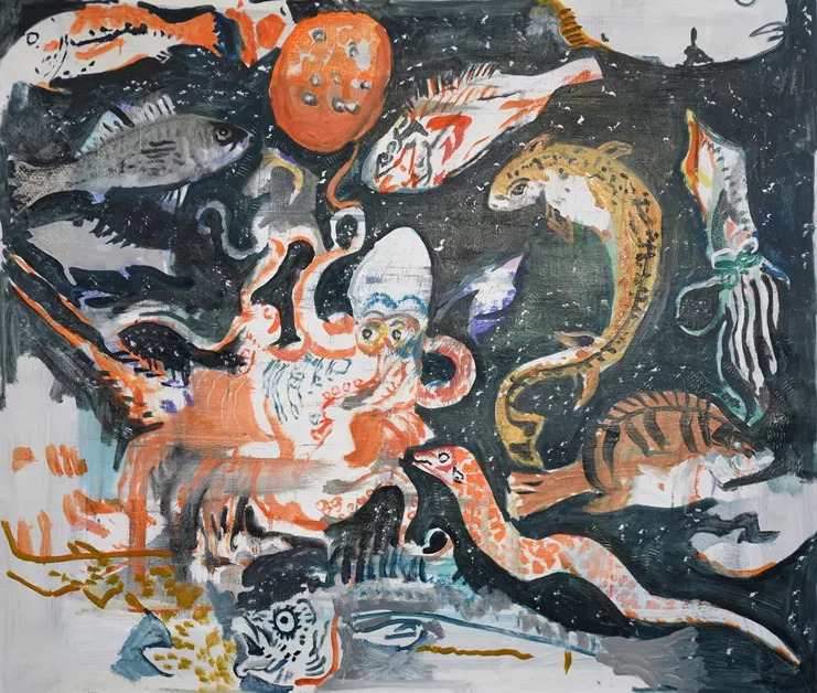 &quot;sea kinesis III&quot;, 2023, 46x54.5εκ.&quot;